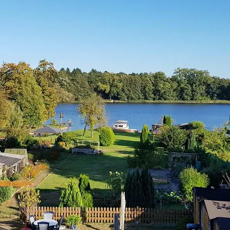 公寓 Schoene 3zimmer Ferienwohnung Direkt Am Baalensee Fürstenberg-Havel